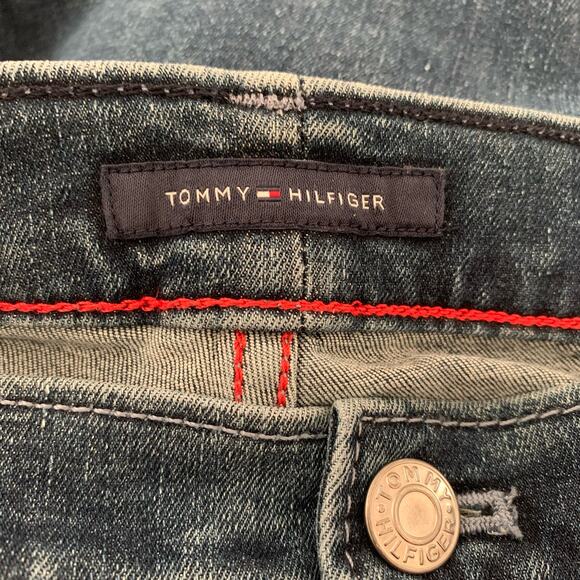 Tommy Hilfiger Women's High Rise Slim Ankle Jeans Cotton Denim Blue Size 33 - Picture 9 of 12
